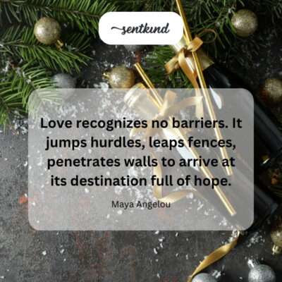 Overcoming obstacles for love.