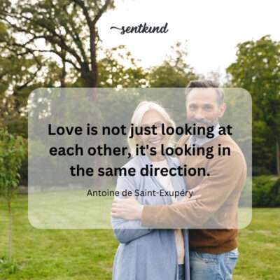 Shared vision in love.