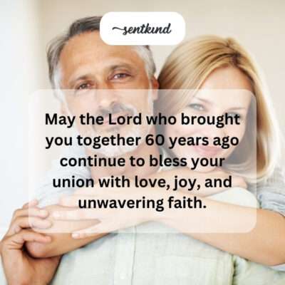 60 years blessed by the Lord's love and joy.