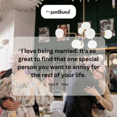 Finding joy in playfully annoying your spouse.