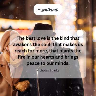 Love that inspires and brings peace.