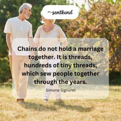 Marriage held by tiny connections.