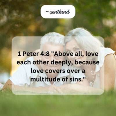 Love deeply, covering sins.