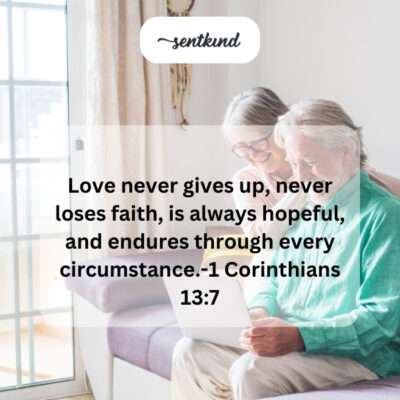 Love's enduring qualities.