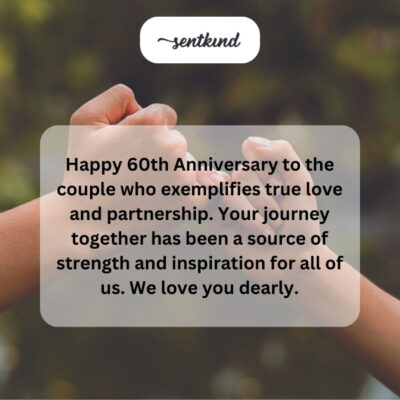 60 years, exemplifying true love and partnership.