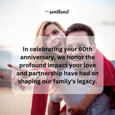 60th anniversary, honoring your impact on our legacy.