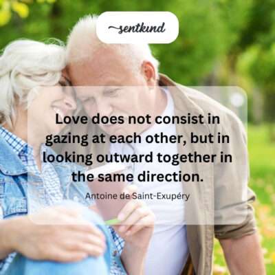 Love is shared direction, not just mutual gaze.
