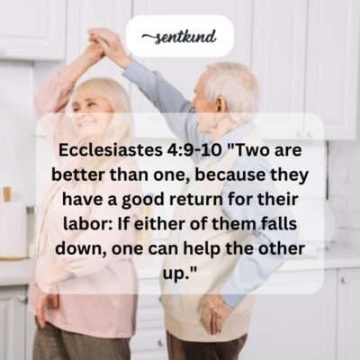 Two are better, helping each other.