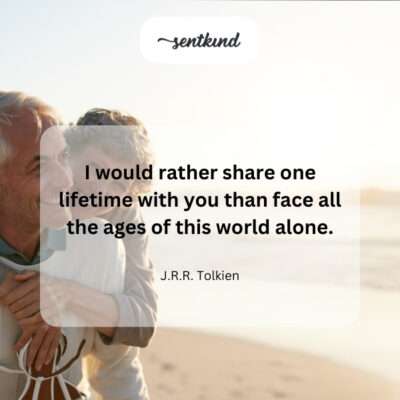 Choosing one lifetime together.