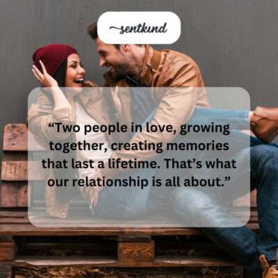 Couple growing and making memories.