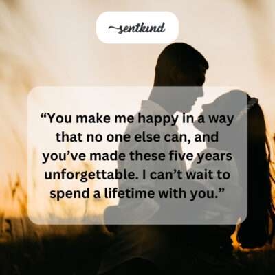 Unforgettable happiness with you.