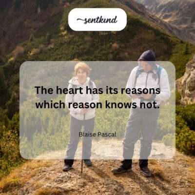 Love's logic beyond understanding.