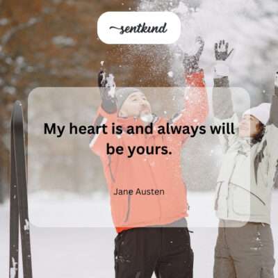 My heart belongs to you, always.
