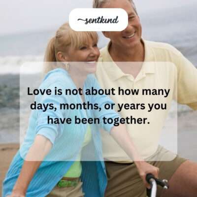 Love's value beyond the length of time.
