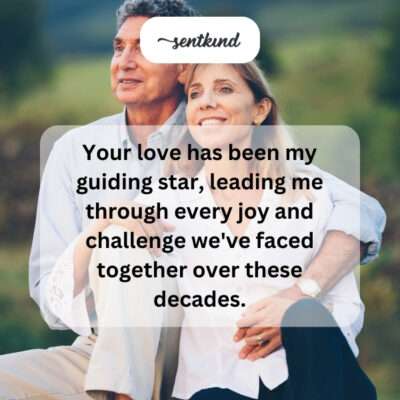 Your love: my constant guiding light.