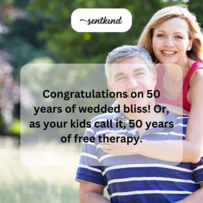50 years: wedded bliss or free therapy?
