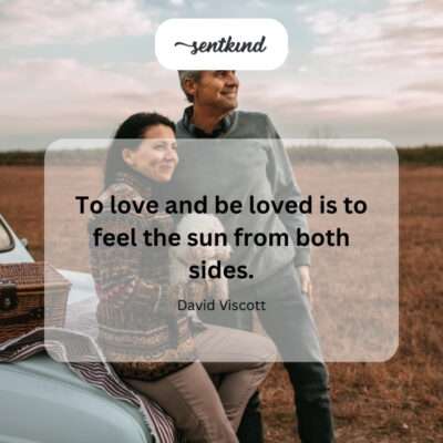 Love and being loved: double the warmth.