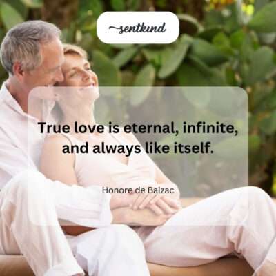Everlasting, boundless, consistent true love.