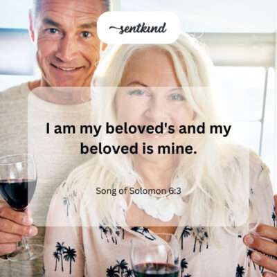 I belong to you, and you to me.
