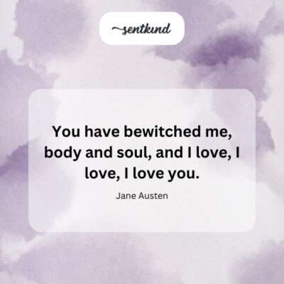 Utterly bewitched.