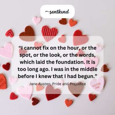 Love began without knowing.