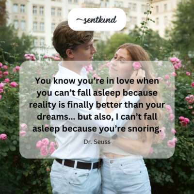 Love, dreams, and snoring reality.