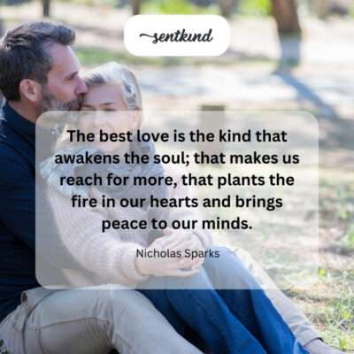 A heart ignited with a peaceful glow.