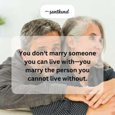 Wife: the irreplaceable person I can't live without.