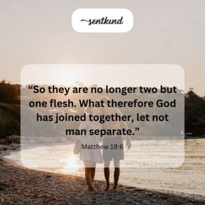 No longer two, but one.