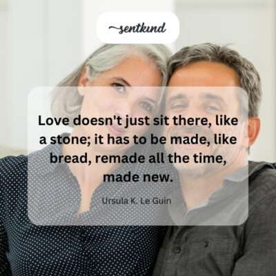  Love as a continuous creation, always new.