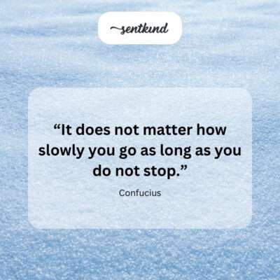 Keep moving forward.