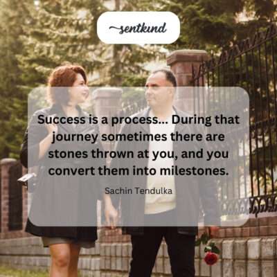 Transforming obstacles into stepping stones.