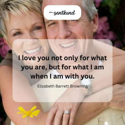 Loving who I become with you.