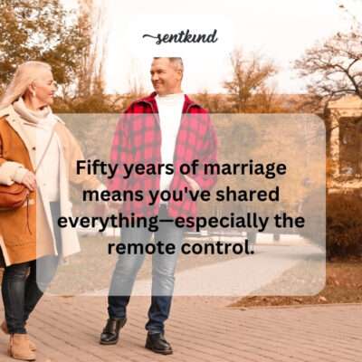 50 years: sharing everything, especially the remote.