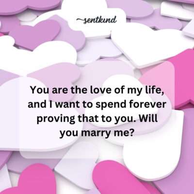 You are my life's love.