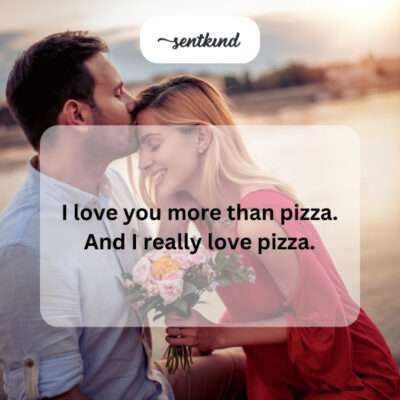 Pizza love comparison for proposal.