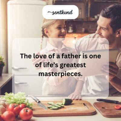 Father's love, a masterpiece.