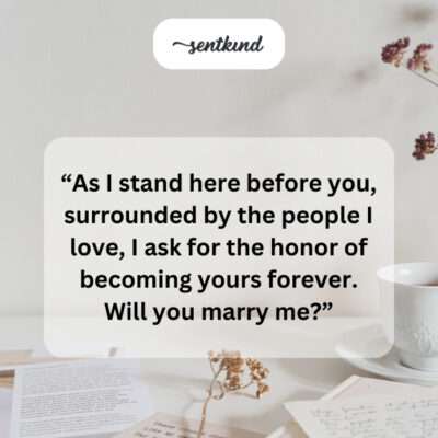 Surrounded by love, asking for forever.