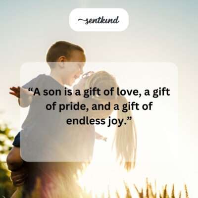 A gift named son.