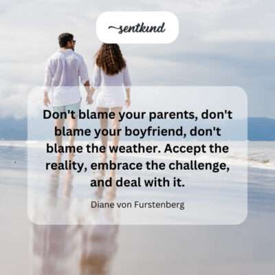 Taking responsibility and facing challenges.