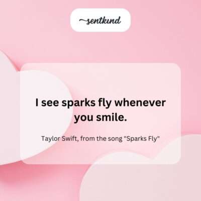 The electrifying effect of a loved one's smile.