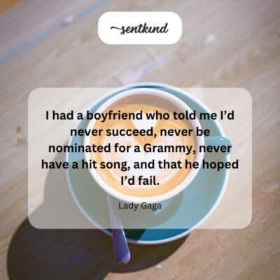  Overcoming negativity from a past relationship to achieve success.