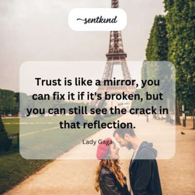 The fragility of trust, even when repaired.
