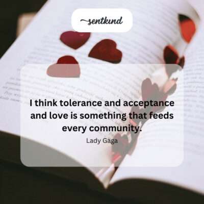 The nourishing power of tolerance, acceptance, and love for communities.