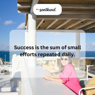 The power of consistent small actions for achievement.