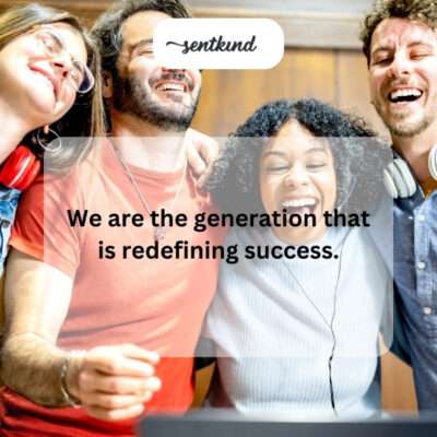 Reimagining the meaning of success.