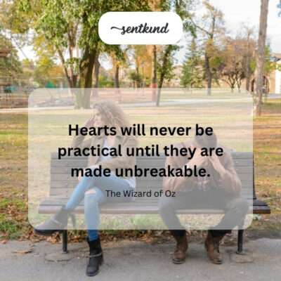 The impractical vulnerability of the heart.
