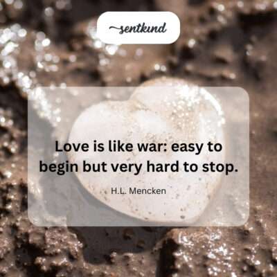 Love's challenging conclusion.