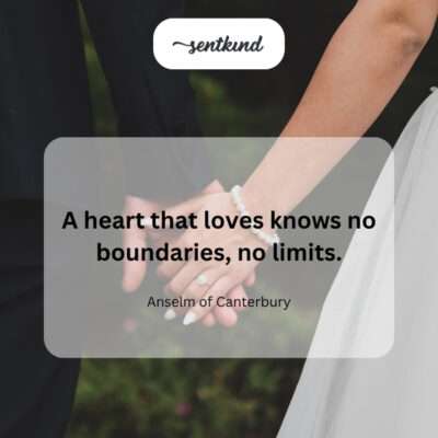 Limitless nature of a loving heart.