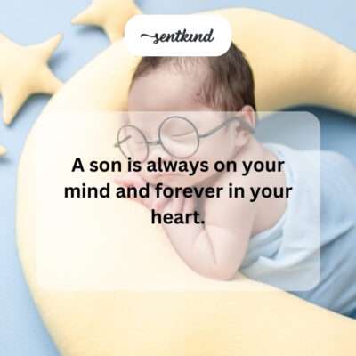 Son, always in mind and heart.